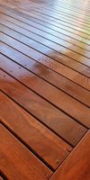 Deck staining